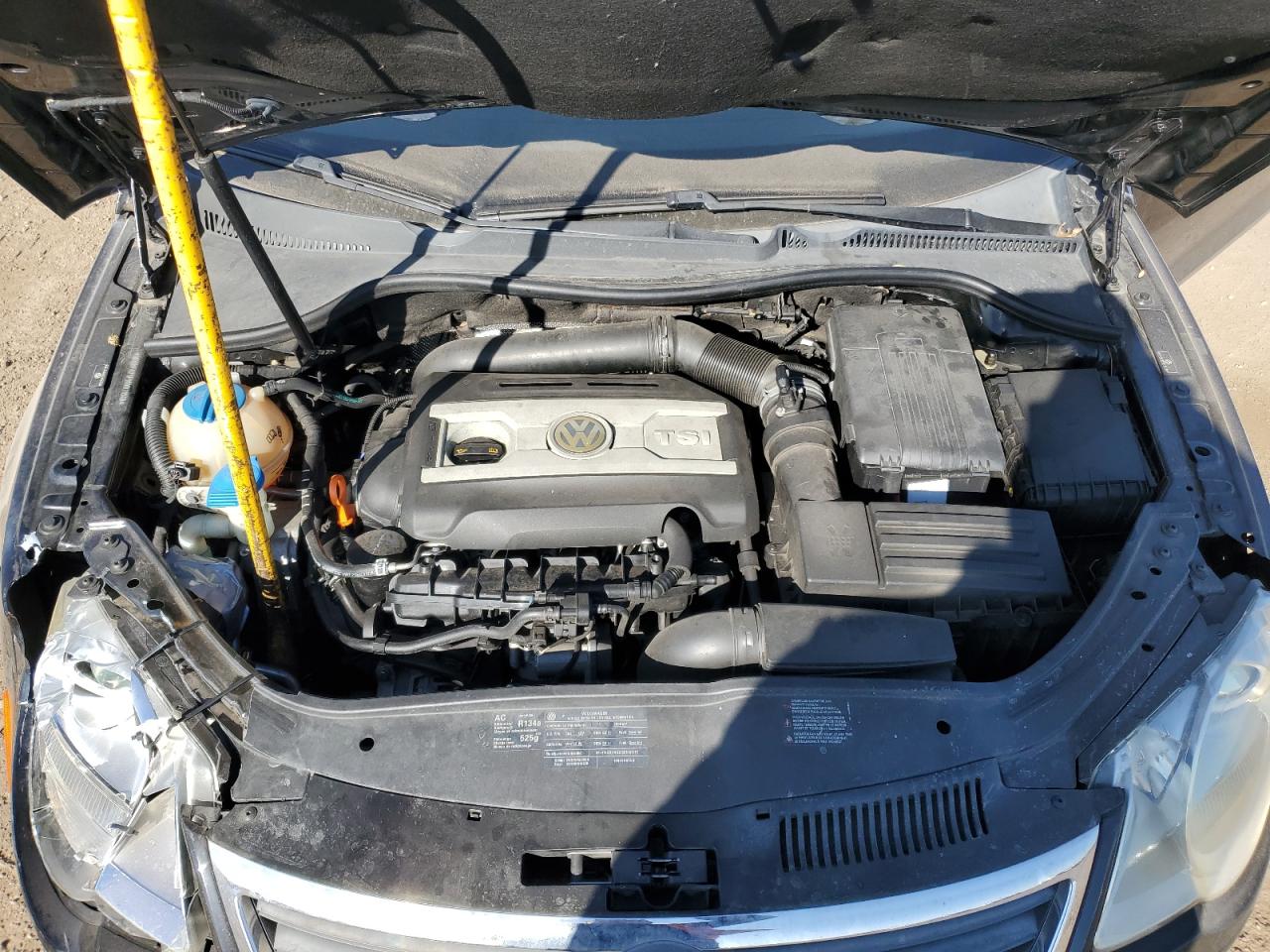 2009 Volkswagen Eos VIN WVWFA71F99V011940 Copart auction photo, front end damage thumbnail 13