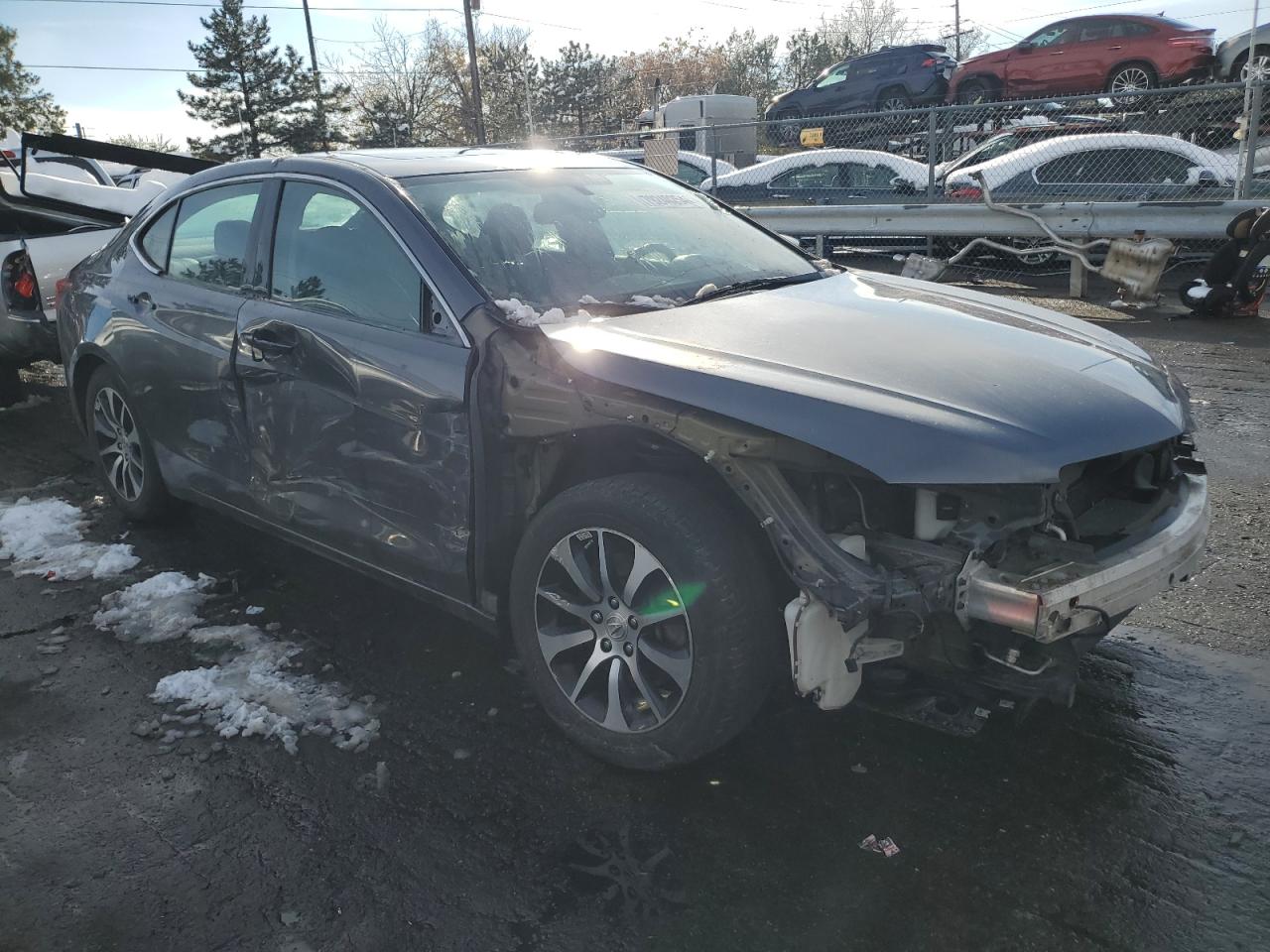 2017 Acura TLX VIN 19UUB1F37HA002239 Copart auction photo, front end / side damage thumbnail 4