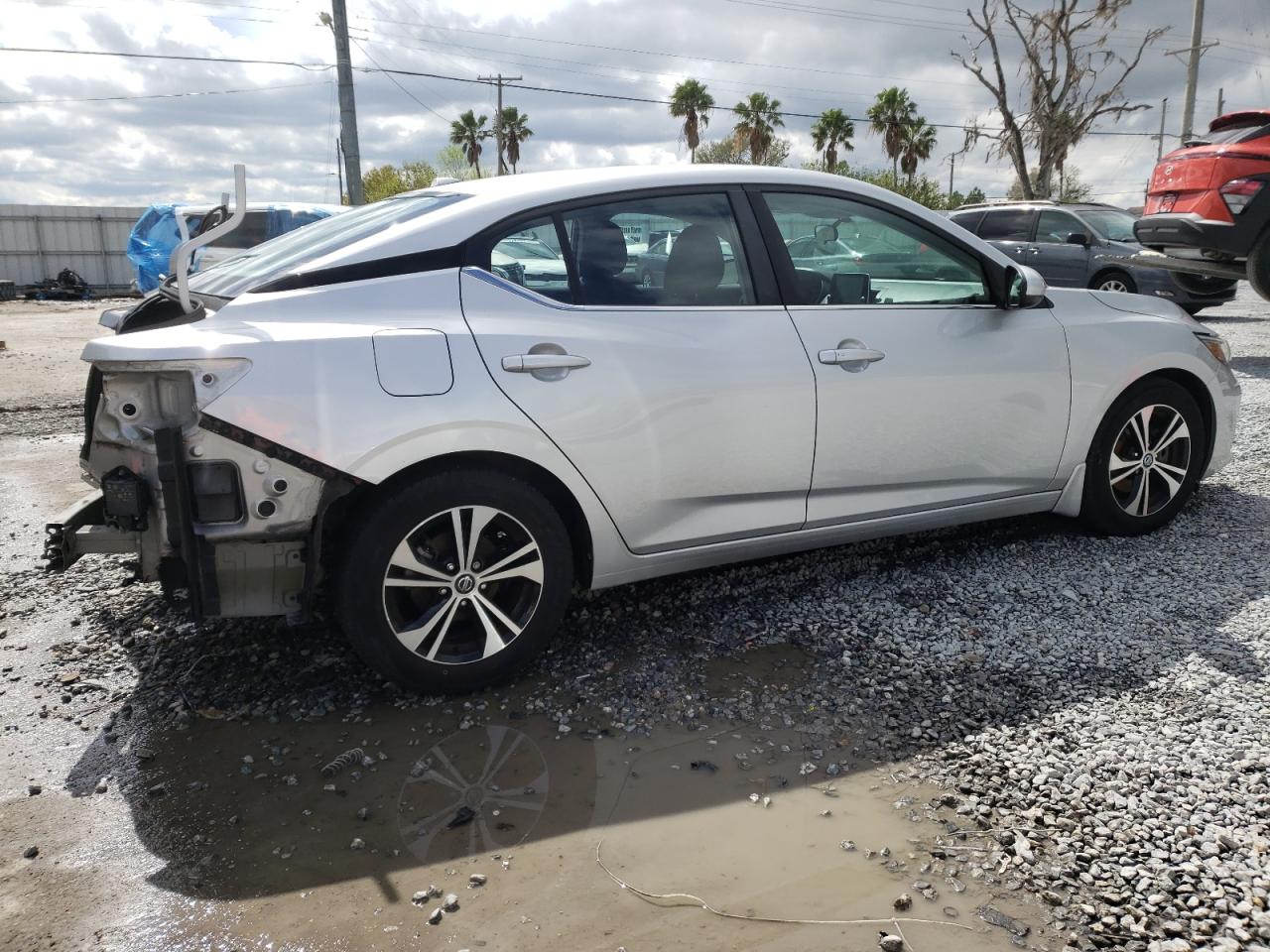 2021 Nissan Sentra VIN 3N1AB8CV1MY233453 Copart auction photo, rear end damage thumbnail 3