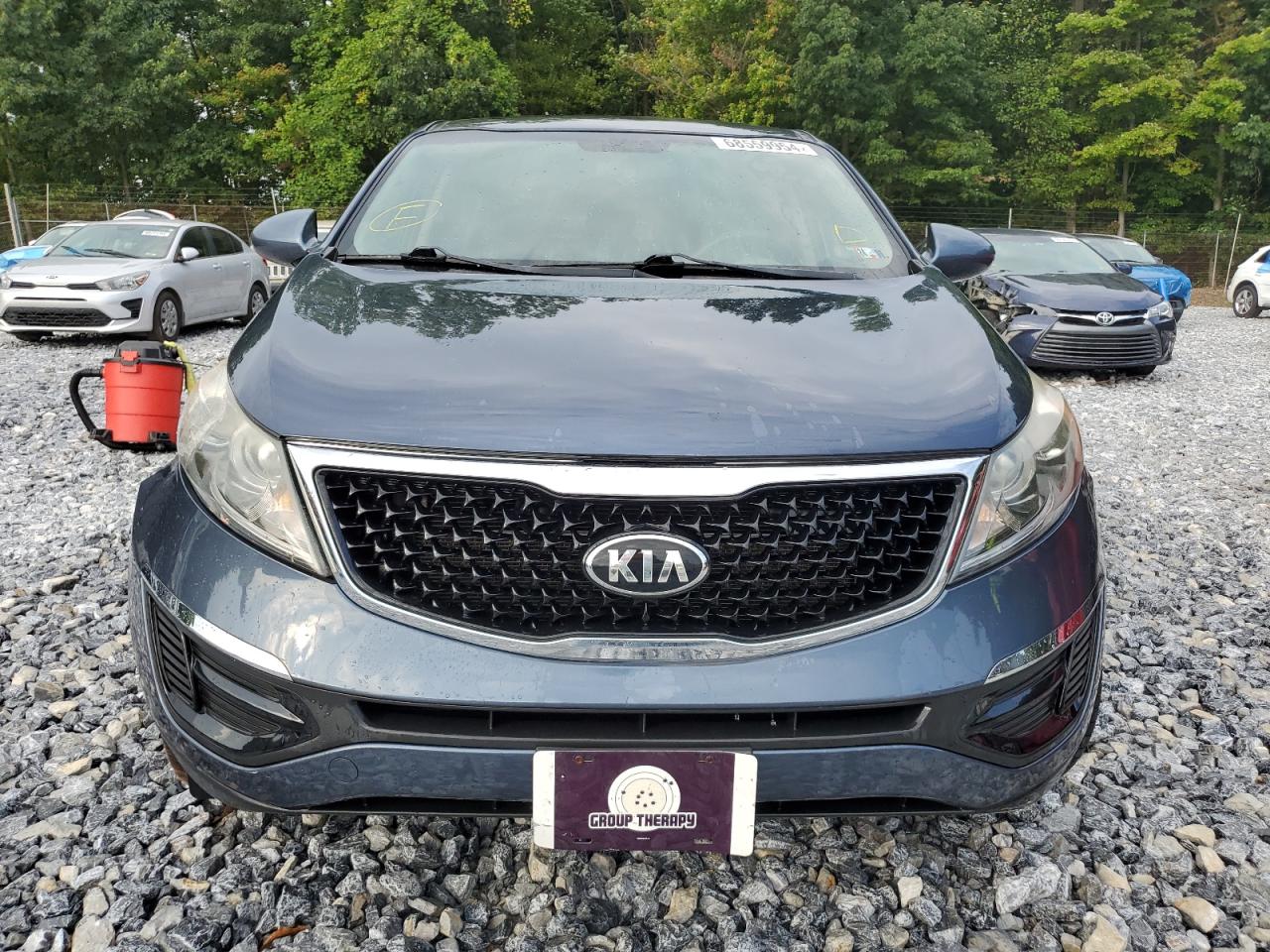 2015 KIA Sportage VIN KNDPBCAC6F7793226 Copart auction photo, front end / side damage thumbnail 5