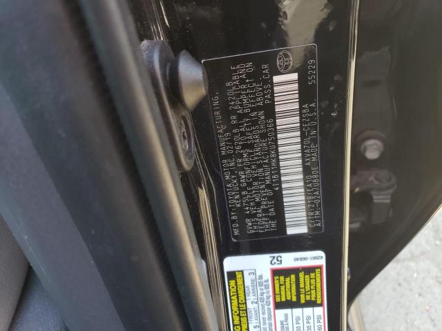 2019 Toyota Camry VIN 4T1B11HK8KU750366 Copart auction photo, front end damage thumbnail 12