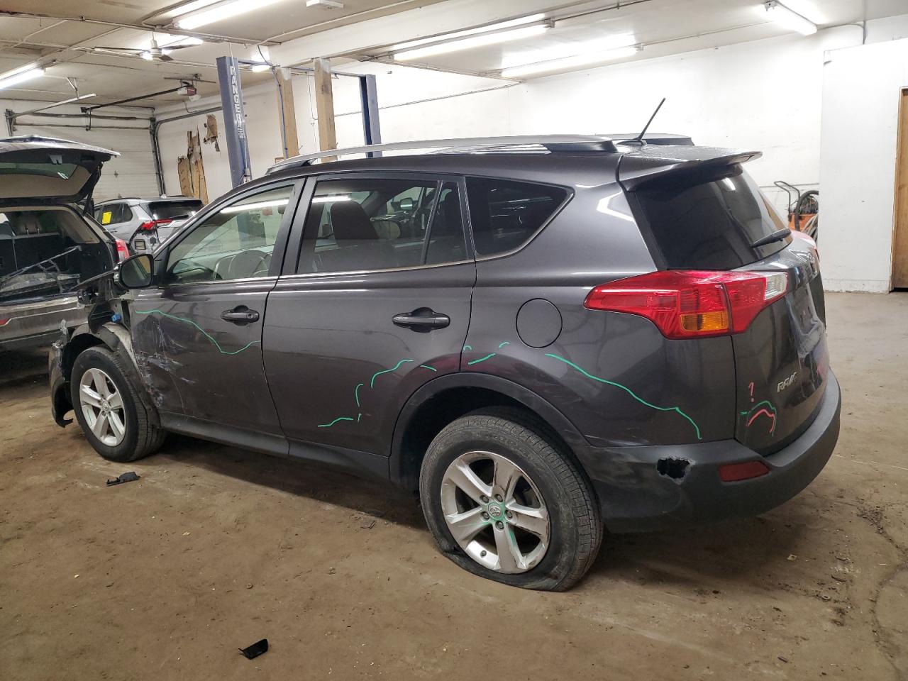 2014 Toyota RAV 4 VIN JTMRFREV7EJ003087 Copart auction photo, all over damage thumbnail 2