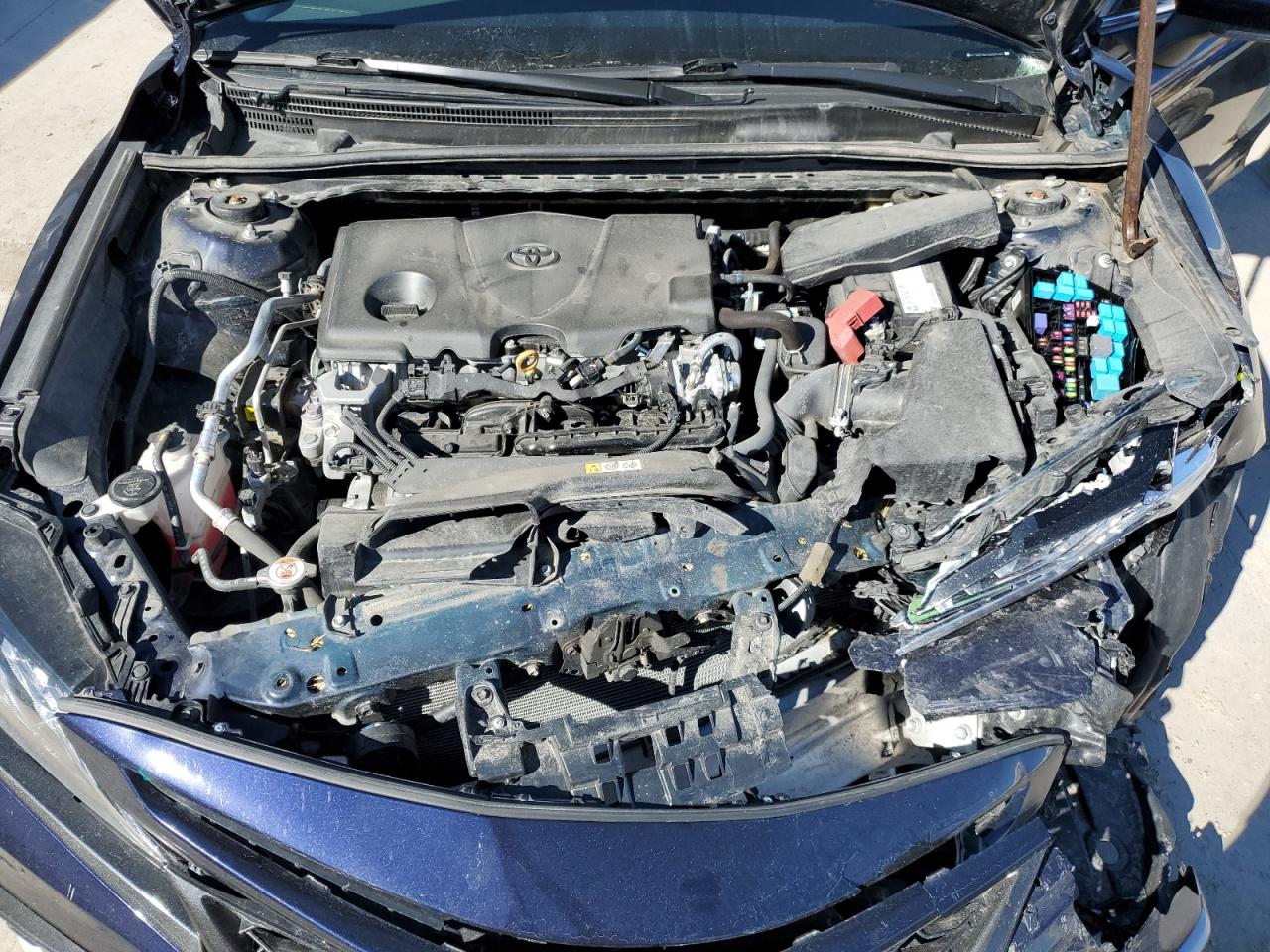 2022 Toyota Camry VIN 4T1K61AK4NU062493 Copart auction photo, front end / side damage thumbnail 11