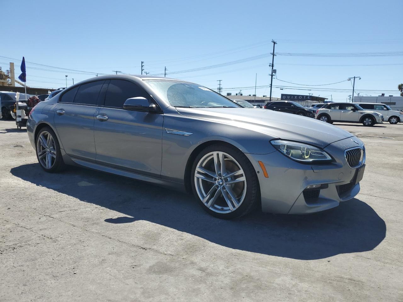 2017 BMW 6er VIN WBA6D0C35HG639835 Copart auction photo, side damage thumbnail 4