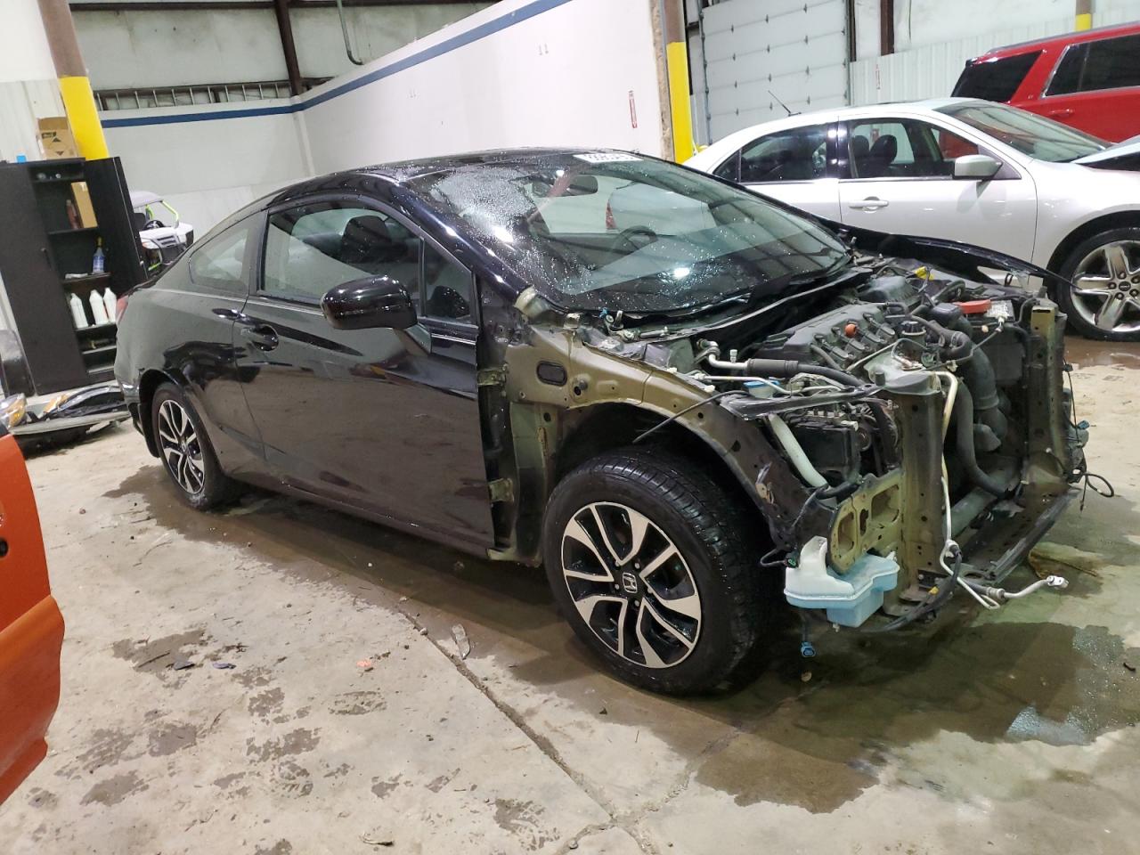 2015 Honda Civic VIN 2HGFG3B59FH517514 Copart auction photo, front end damage thumbnail 4