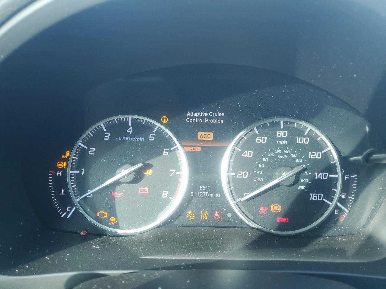 2022 Acura ILX VIN 19UDE2F75NA001392 Copart auction photo, front end / side damage thumbnail 9