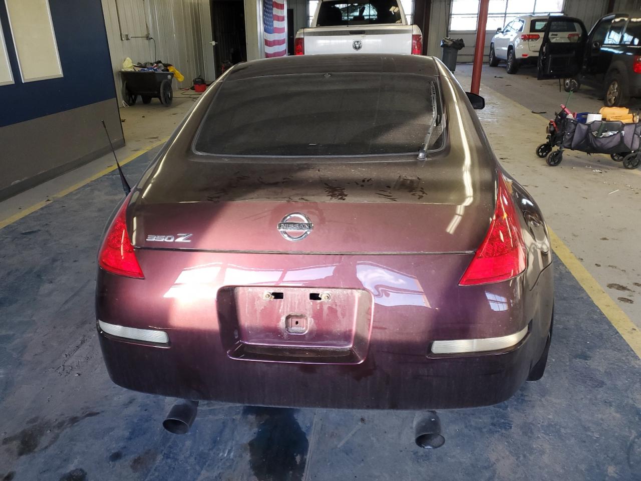 2006 Nissan 350Z VIN JN1AZ34D36M305344 Copart auction photo, front end damage thumbnail 6