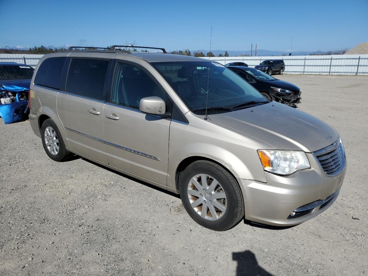 2014 Chrysler Town & Country VIN 2C4RC1BG7ER158850 Copart auction photo, rear end / side damage thumbnail 4