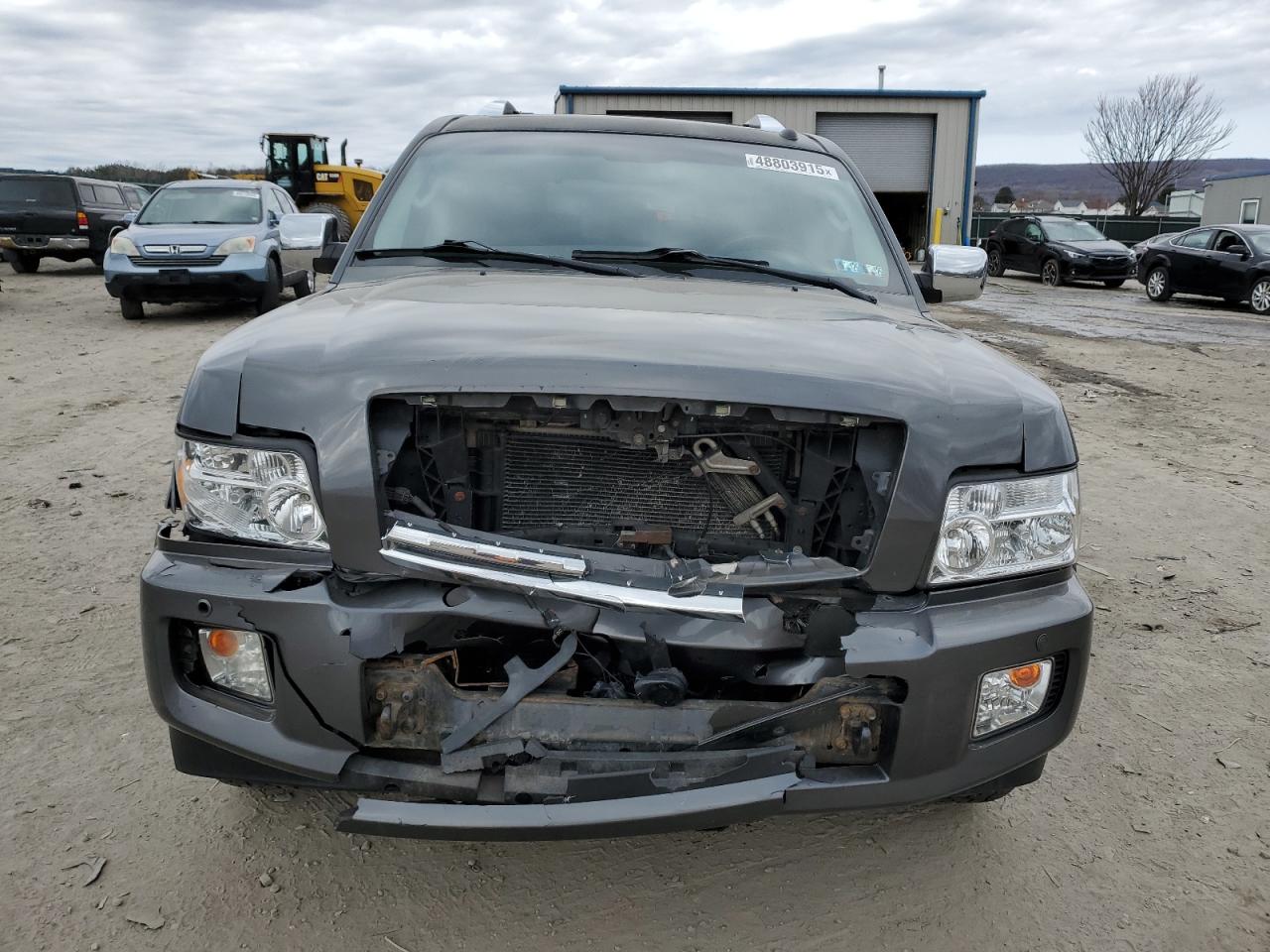 2008 Infiniti QX56 VIN 5N3AA08C88N912330 Copart auction photo, front end / undercarriage damage thumbnail 5