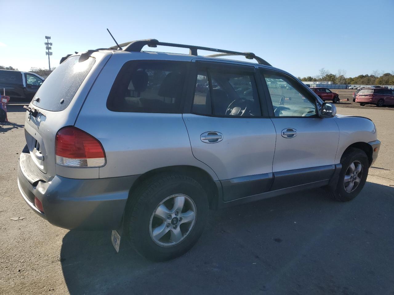 2006 Hyundai Santa Fe VIN KM8SC73D36U101828 Copart auction photo, rear end damage thumbnail 3