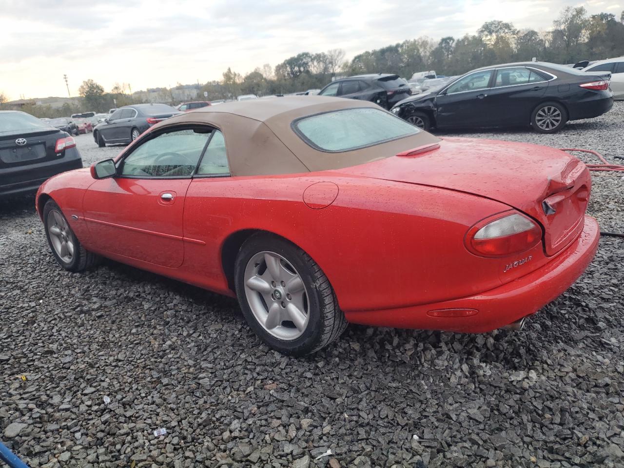 1999 Jaguar XK VIN SAJGX2041XC034578 Copart auction photo, rear end damage thumbnail 2