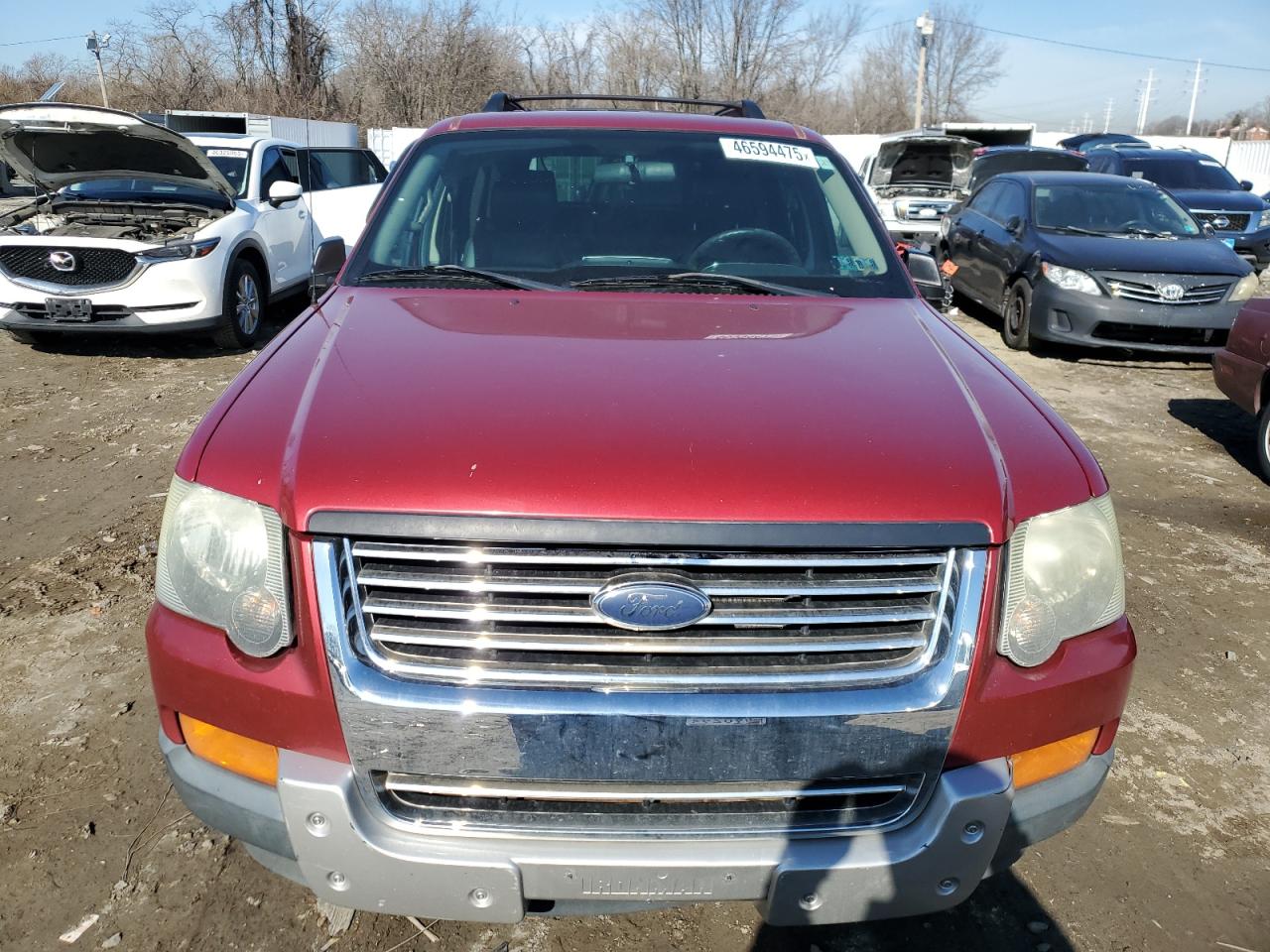 2007 Ford Explorer VIN 1FMEU73E07UA86595 Copart auction photo, side damage thumbnail 5