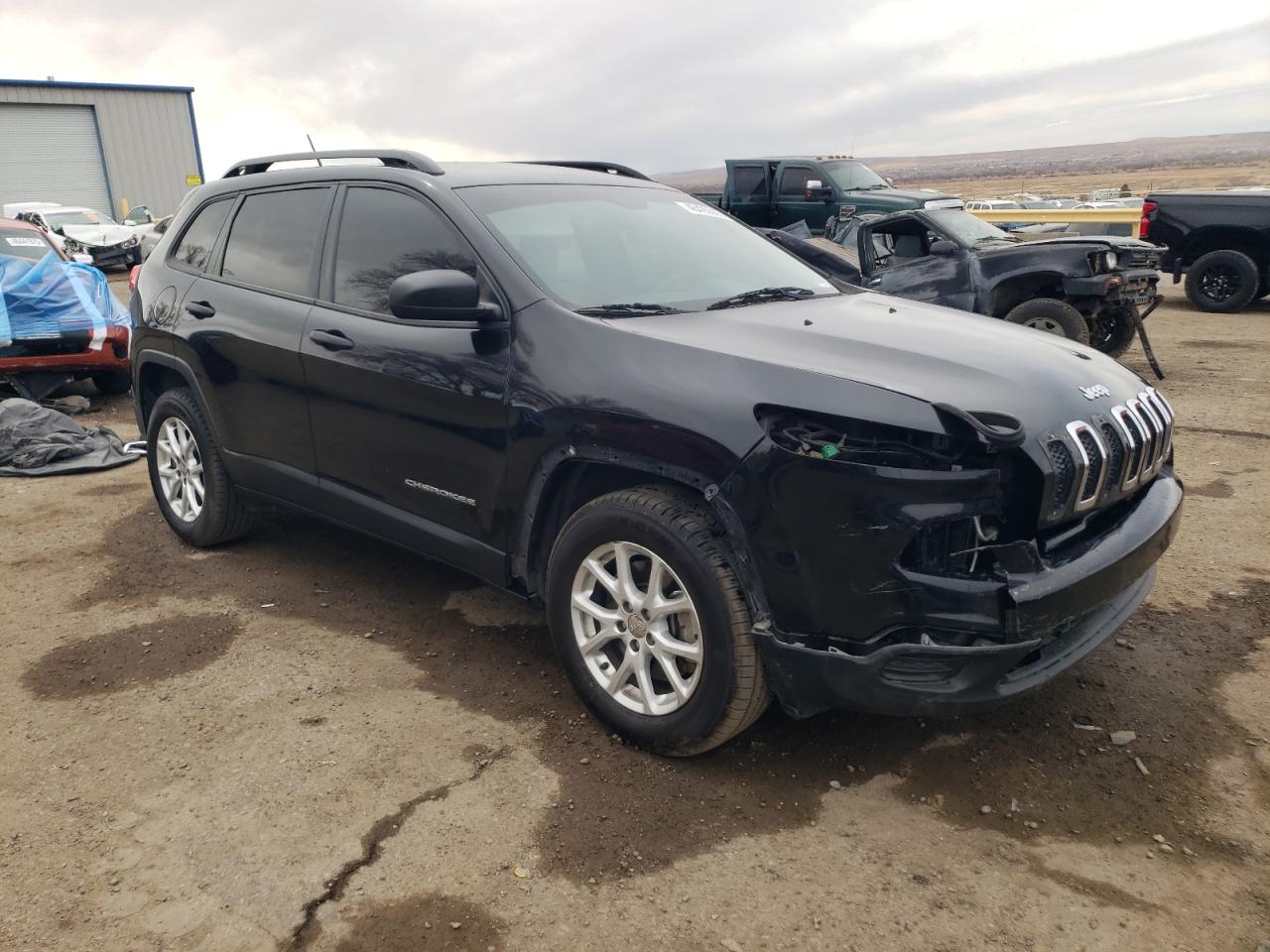 2016 Jeep Grand Cherokee VIN 1C4PJMAB9GW214723 Copart auction photo, front end damage thumbnail 4