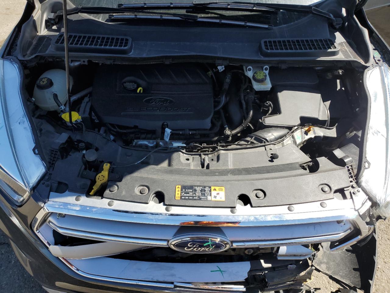 2017 Ford Escape VIN 1FMCU0GD0HUA88946 Copart auction photo, front end damage thumbnail 12