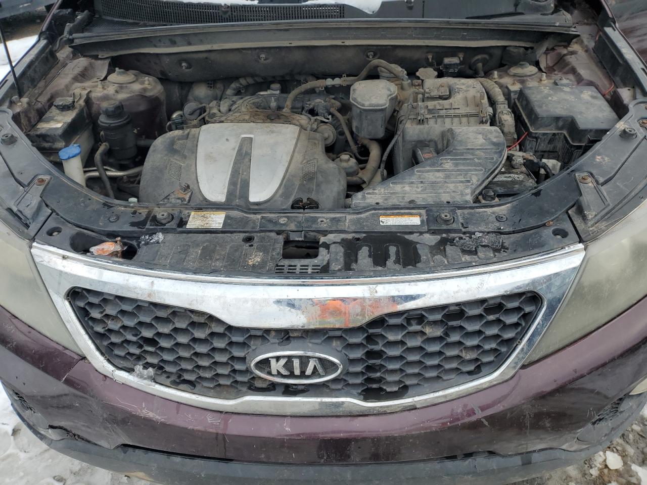 2011 KIA Sorento VIN 5XYKUDA21BG051976 Copart auction photo, side / front end damage thumbnail 12