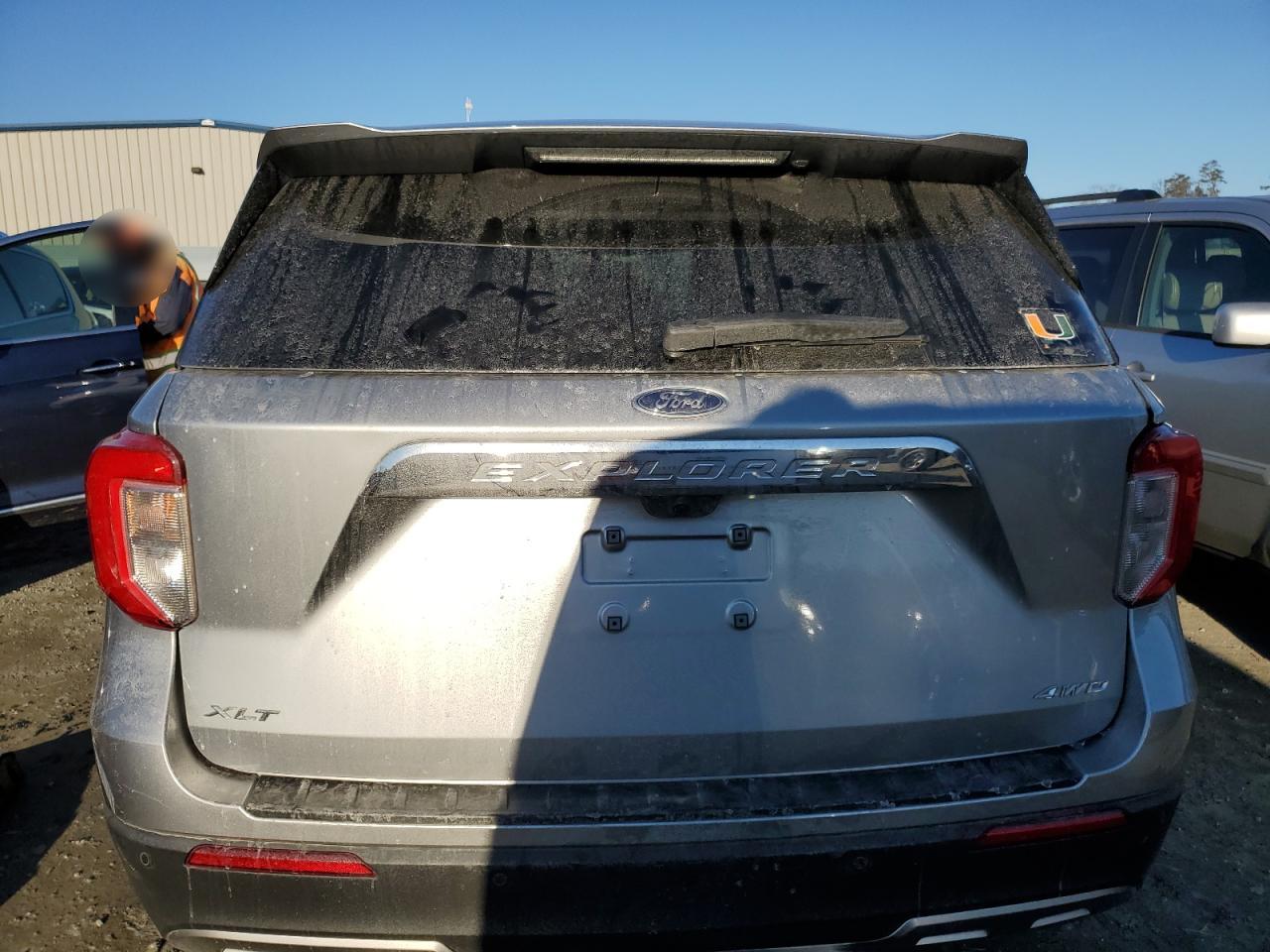 2023 Ford Explorer VIN 1FMSK8DH1PGB69510 Copart auction photo, all over damage thumbnail 6