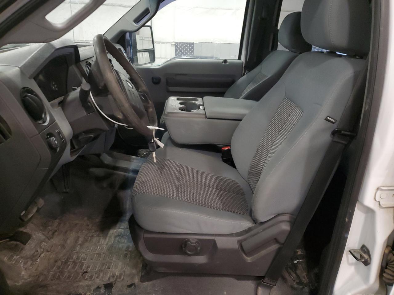 2014 Ford F250 VIN 1FT7W2B68EEA15690 Copart auction photo, front end / side damage thumbnail 7