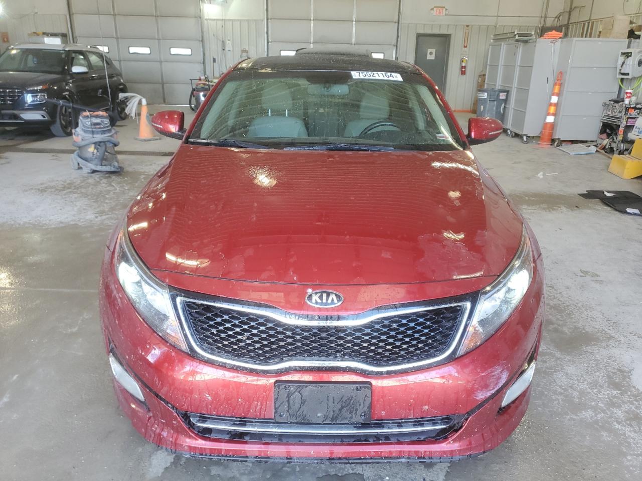 2014 KIA Optima VIN 5XXGN4A70EG335865 Copart auction photo, rear end damage thumbnail 5