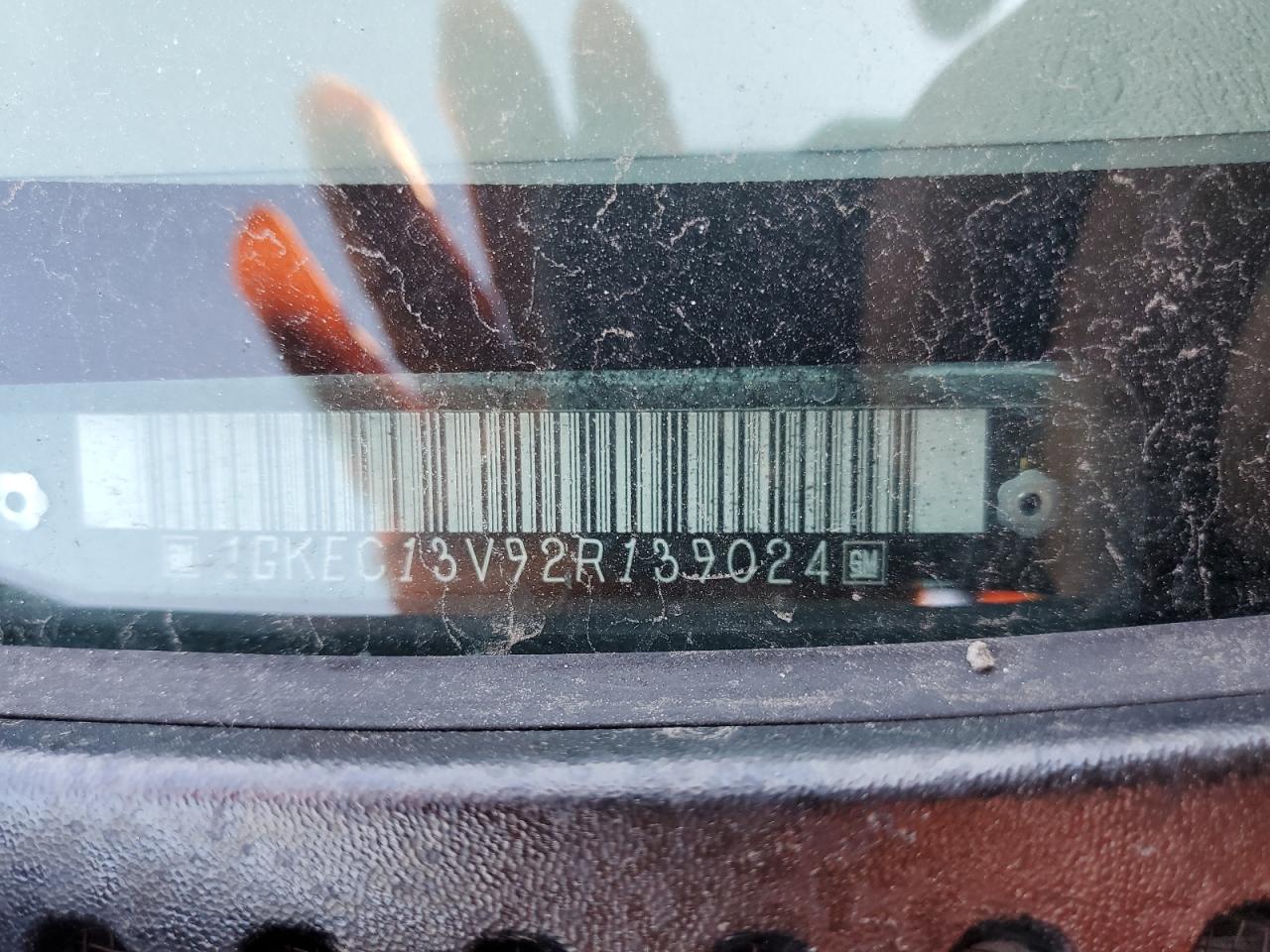 2002 GMC Yukon VIN 1GKEC13V92R139024 Copart auction photo, rear end / mechanical damage thumbnail 13