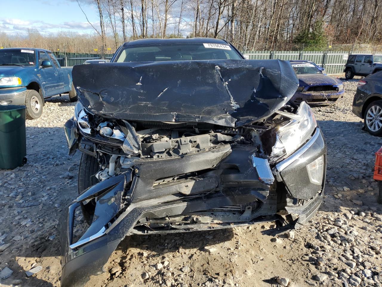 2020 Mitsubishi Eclipse VIN JA4AT3AA7LZ033480 Copart auction photo, front end / side damage thumbnail 5