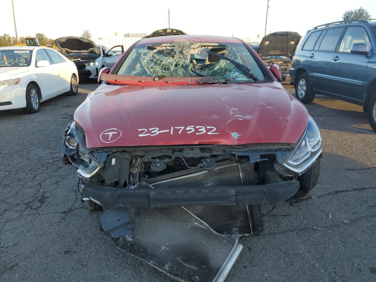 2019 Hyundai Sonata VIN 5NPE34AF3KH820196 Copart auction photo, biohazard/chemical / all over damage thumbnail 5