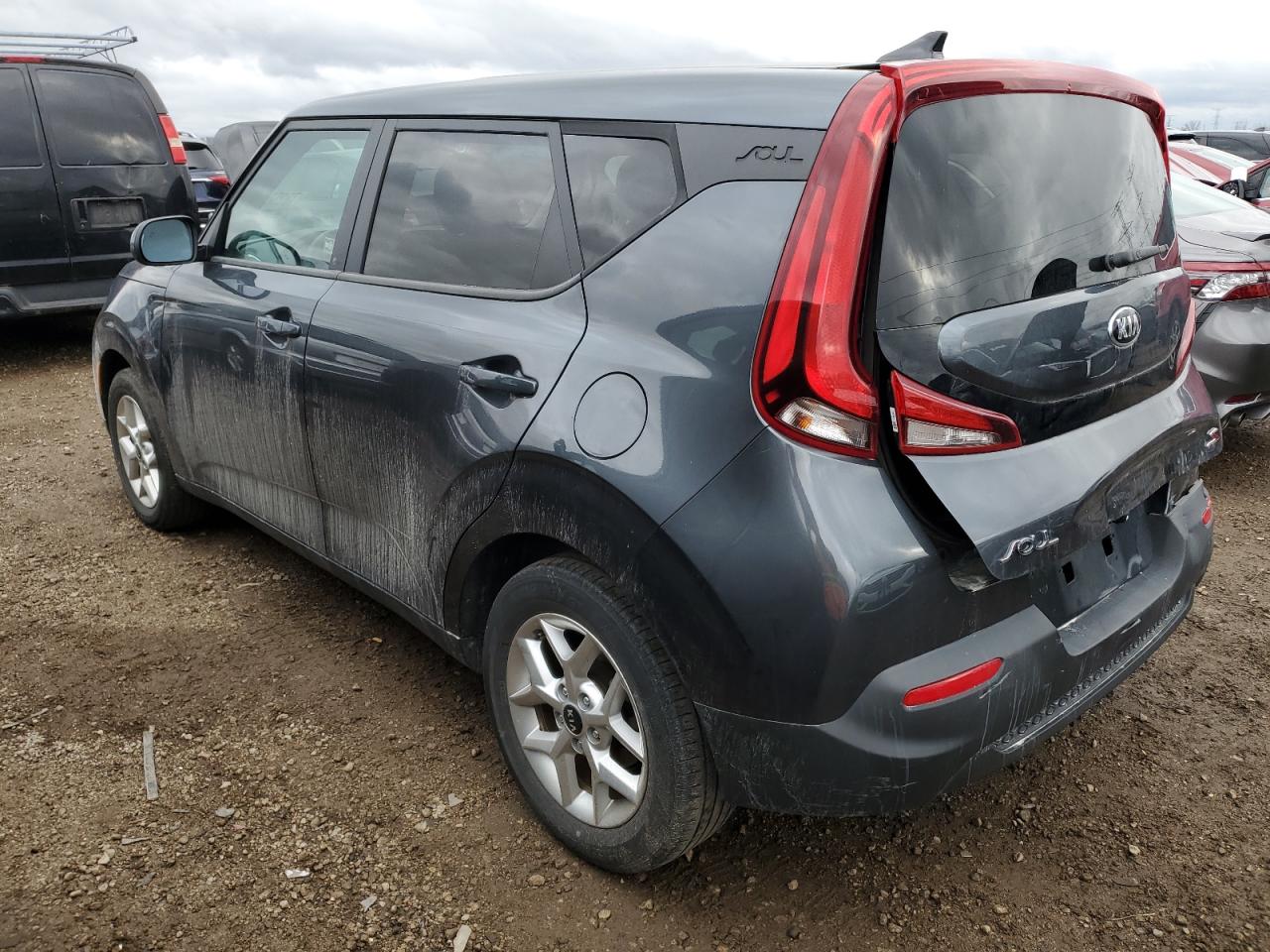 2020 KIA Soul VIN KNDJ23AU3L7733138 Copart auction photo, front end / rear end damage thumbnail 2