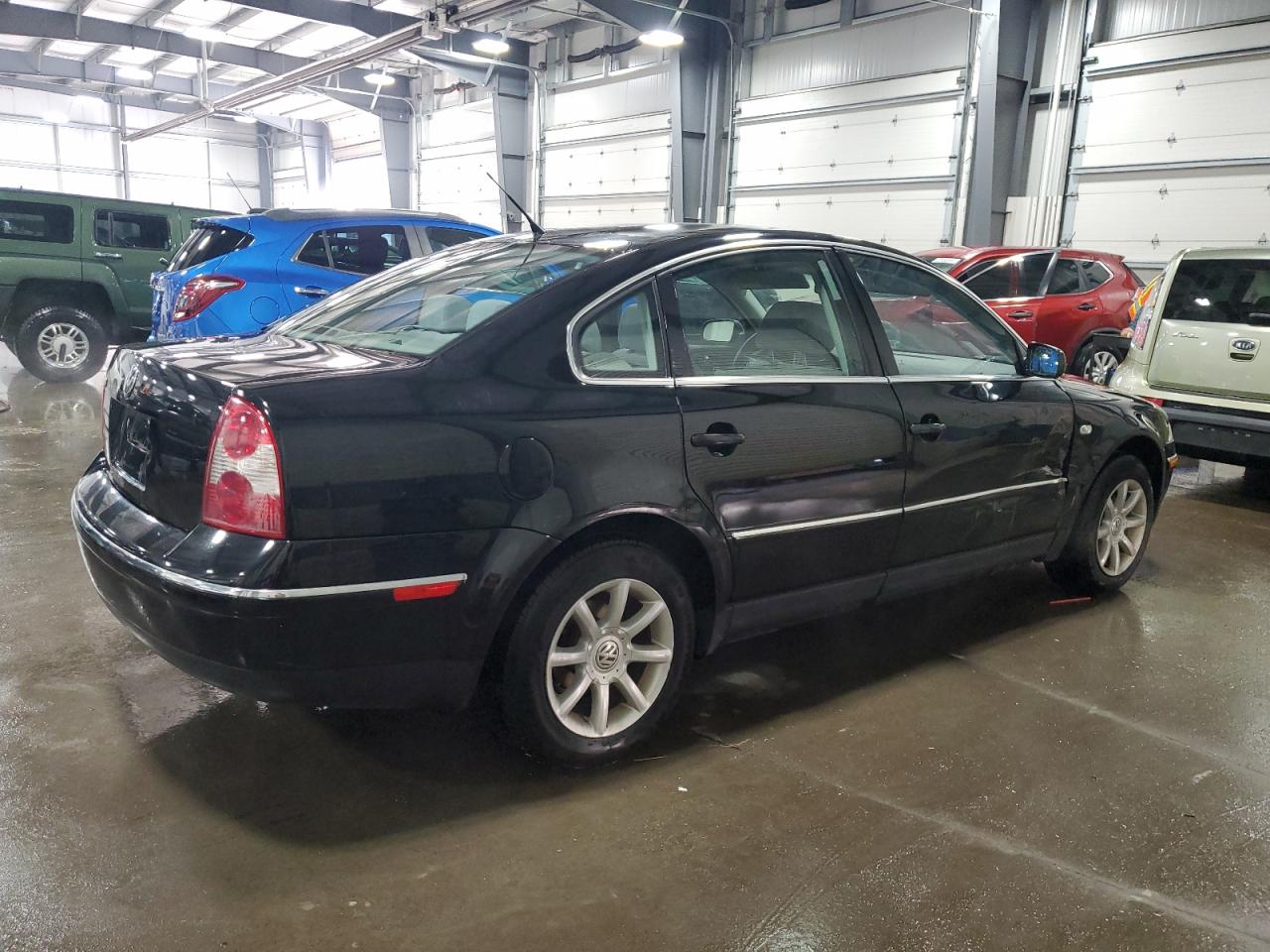 2004 Volkswagen Passat VIN WVWPD63B74E168116 Copart auction photo, side damage thumbnail 3
