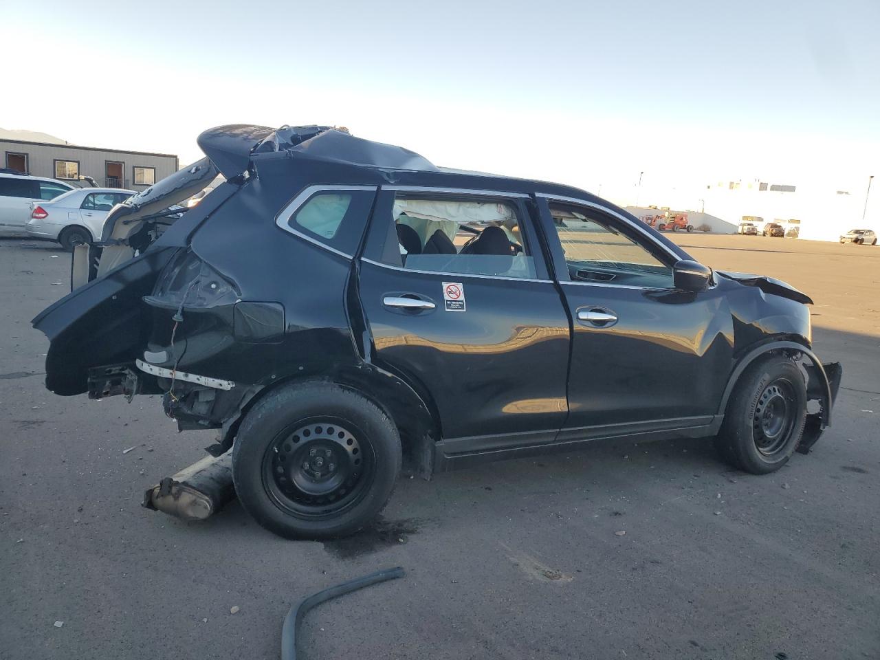 2015 Nissan Rogue VIN KNMAT2MV3FP522134 Copart auction photo, all over damage thumbnail 3