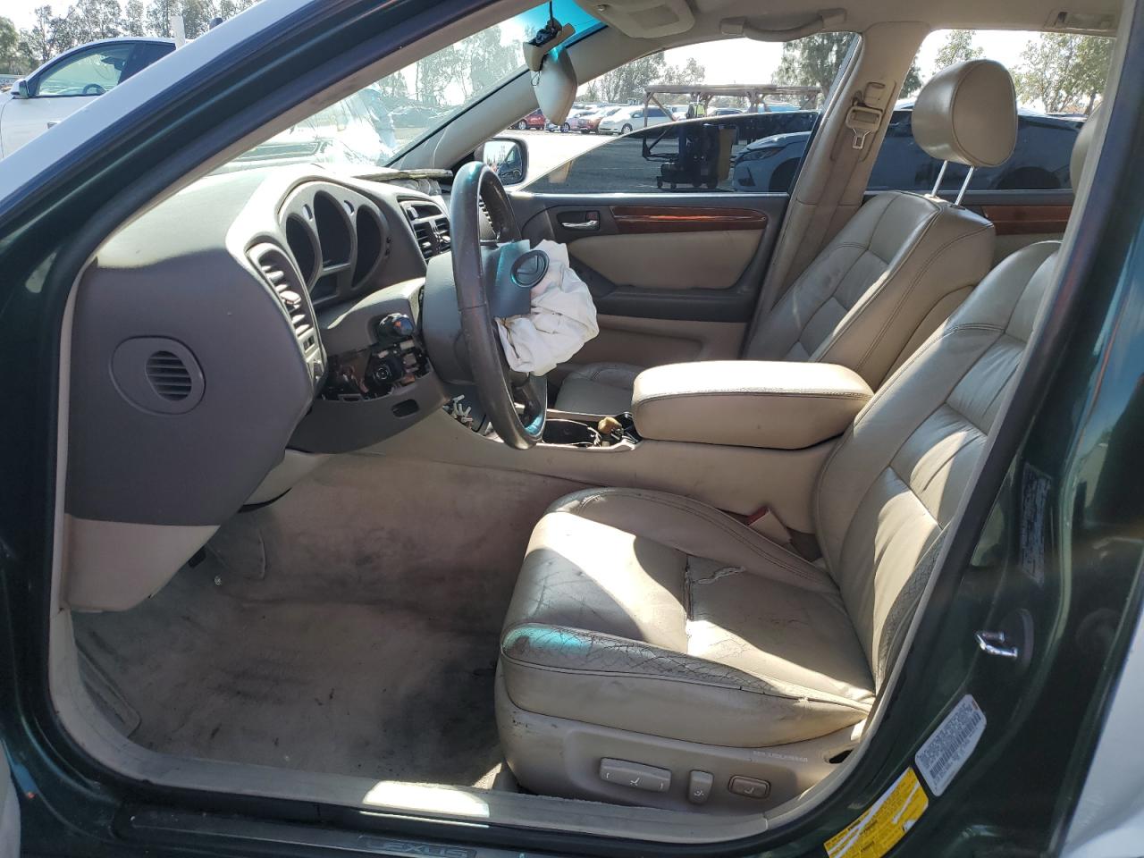 1999 Lexus GS 300 VIN JT8BD68S5X0052674 Copart auction photo, side / front end damage thumbnail 7