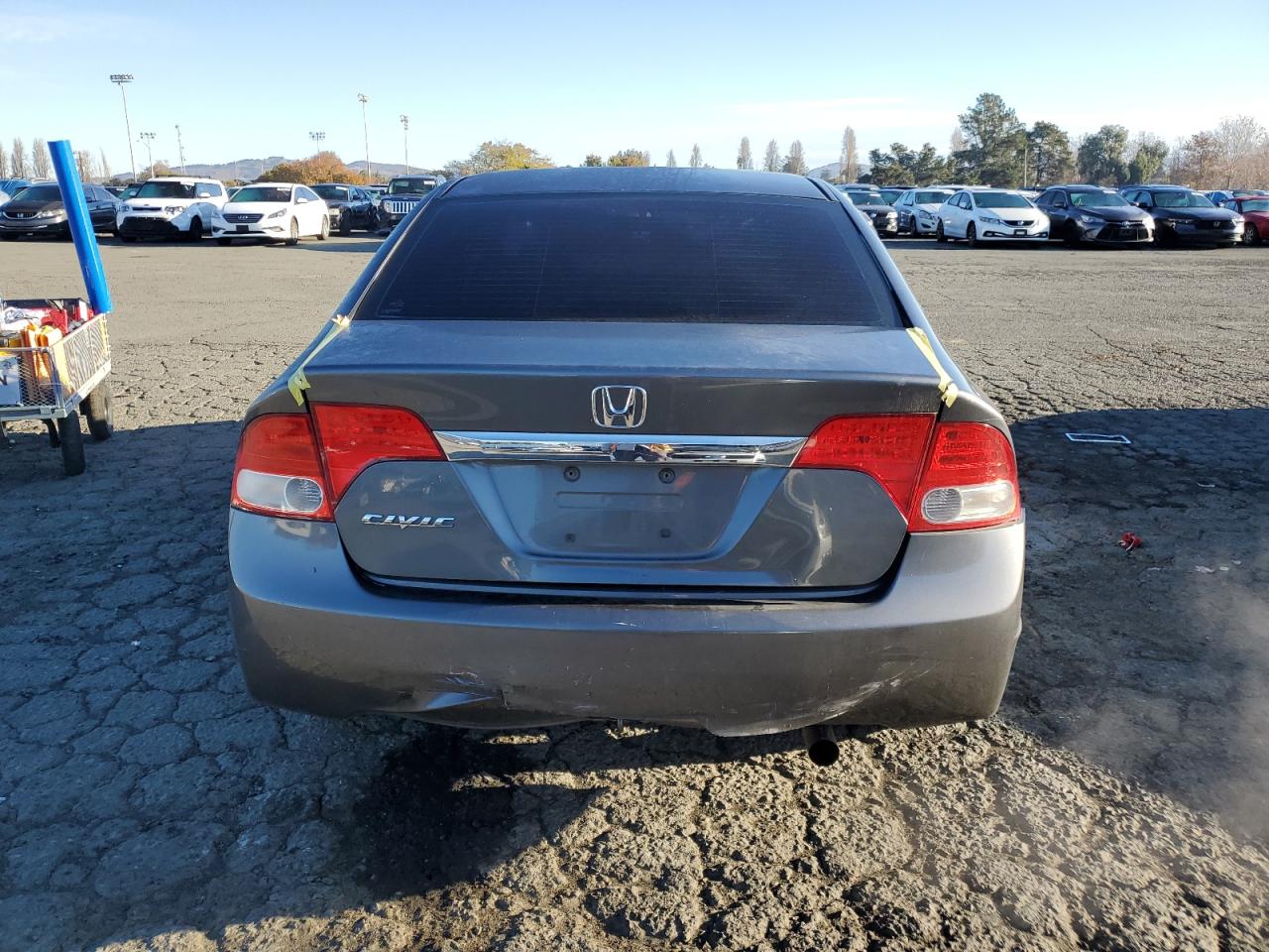 2010 Honda Civic VIN 19XFA1F90AE064065 Copart auction photo, rear end damage thumbnail 6