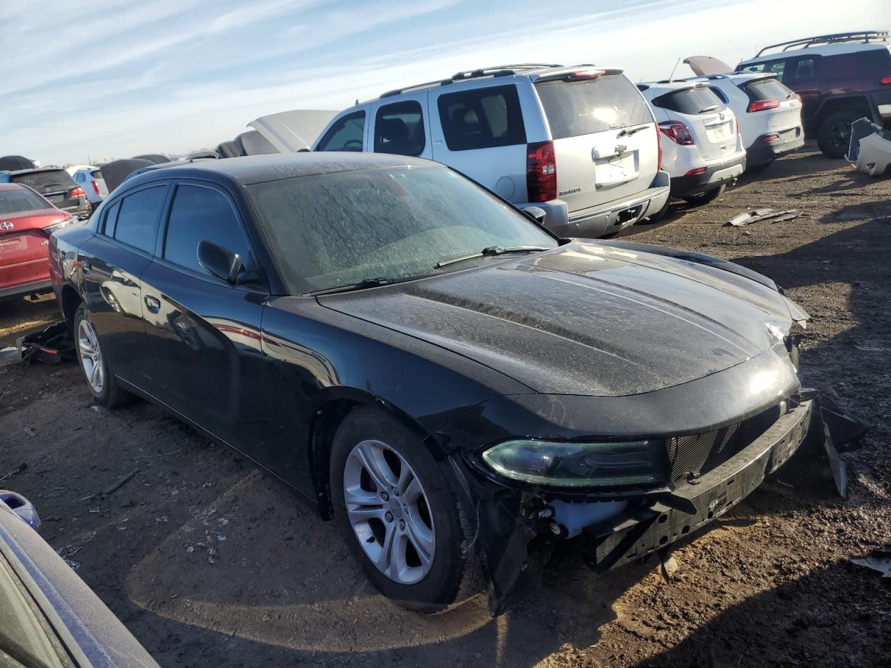 2019 Dodge Charger VIN 2C3CDXBG8KH657832 Copart auction photo, front end / minor dent/scratches damage thumbnail 4