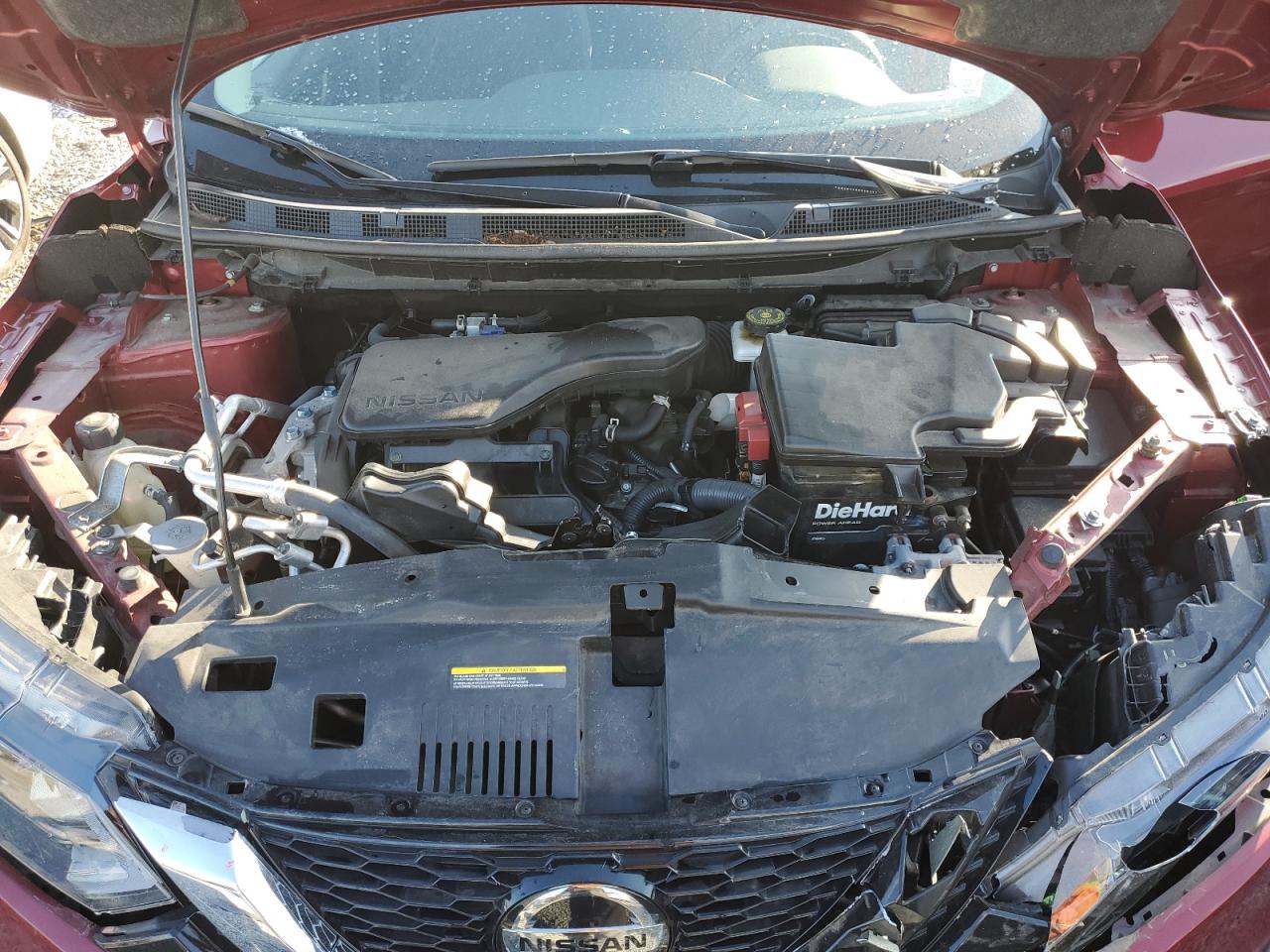 2021 Nissan Rogue VIN JN1BJ1AW2MW441813 Copart auction photo, frame damage / front end damage thumbnail 12