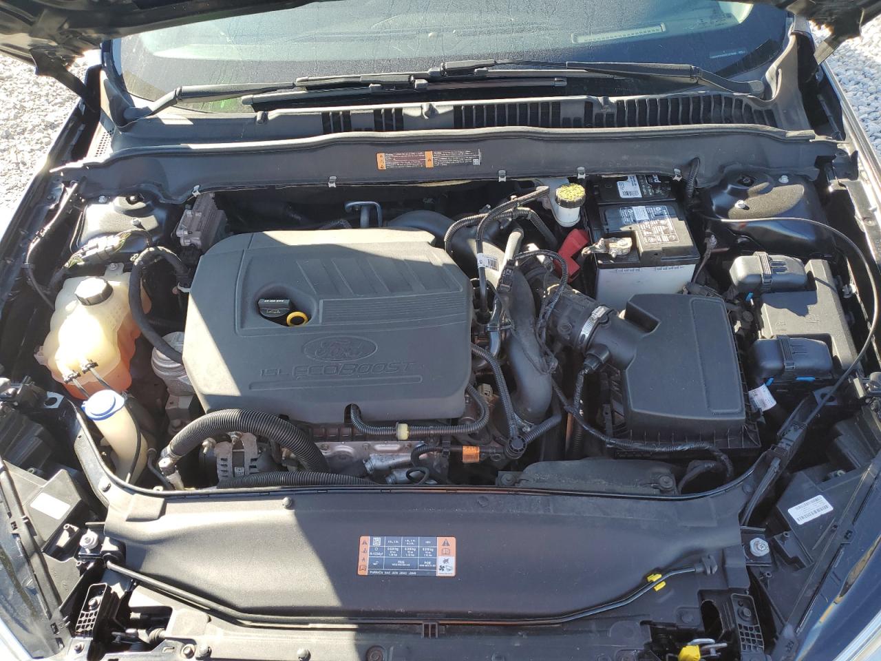 2019 Ford Fusion VIN 3FA6P0CDXKR127688 Copart auction photo, rear end / minor dent/scratches damage thumbnail 11