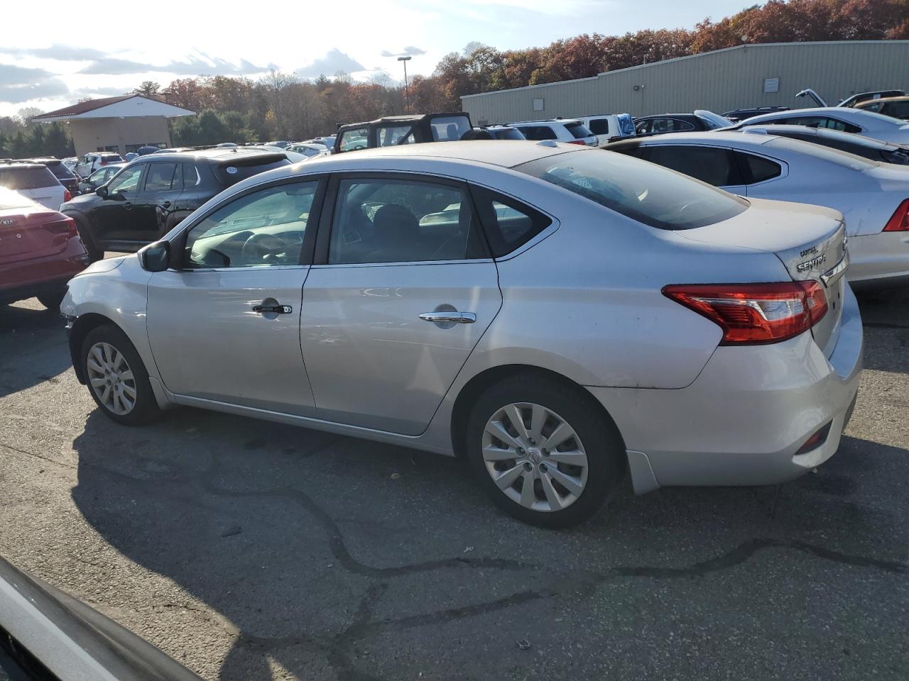 2017 Nissan Sentra VIN 3N1AB7AP3HY375923 Copart auction photo, front end / minor dent/scratches damage thumbnail 2