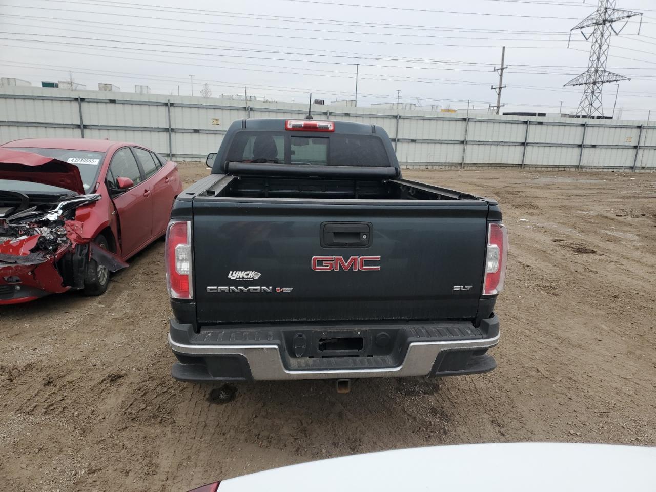 2017 GMC Canyon VIN 1GTG6DEN5H1225500 Copart auction photo, all over / minor dent/scratches damage thumbnail 6
