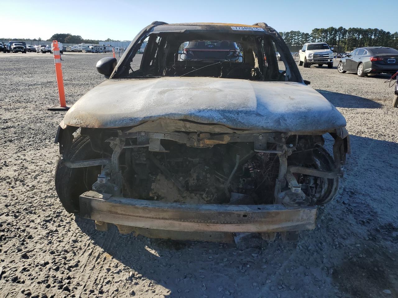 2017 Jeep Compass VIN 1C4NJCBA5HD124683 Copart auction photo, burn damage thumbnail 5