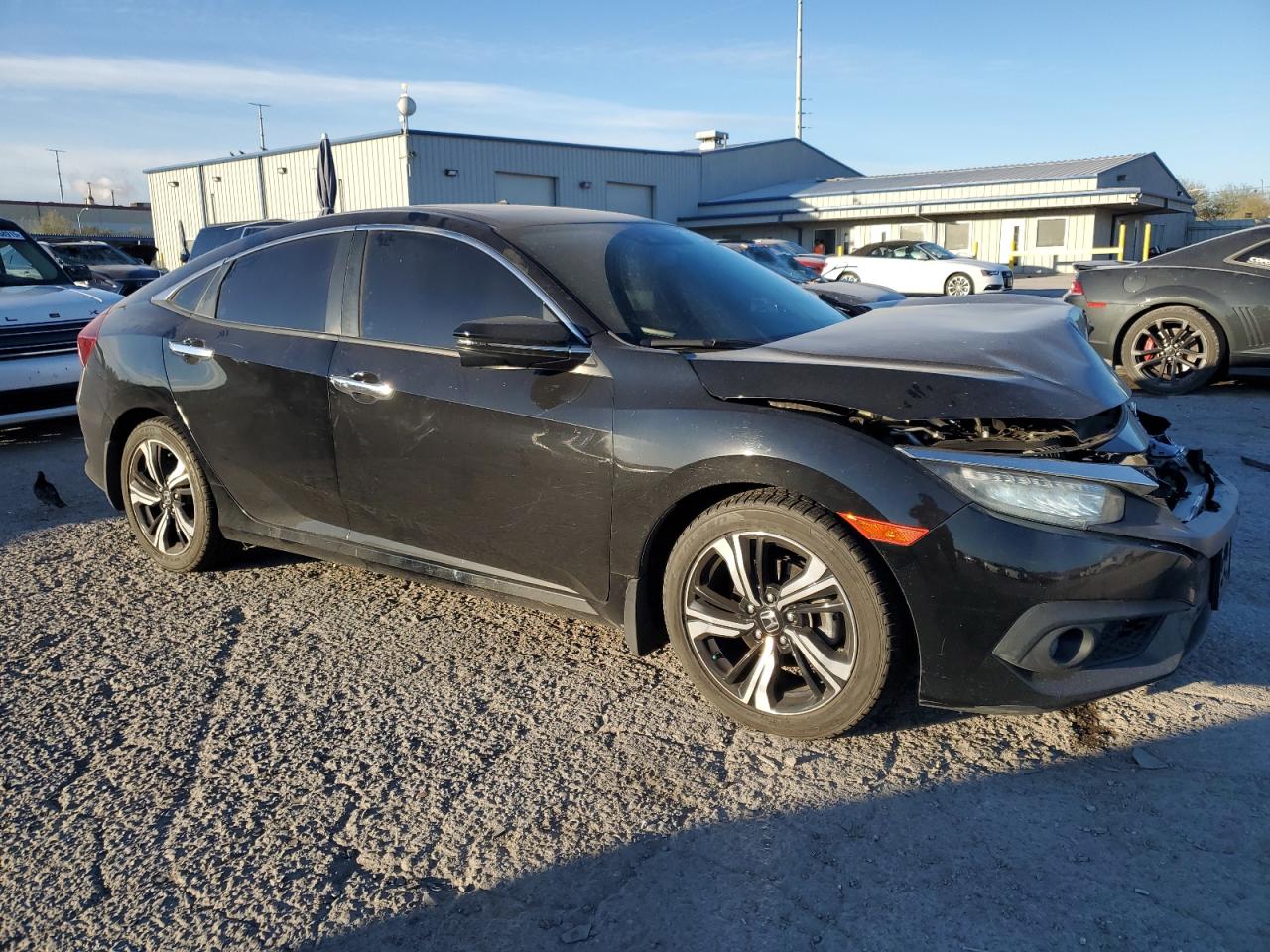 2016 Honda Civic VIN 2HGFC1F96GH658281 Copart auction photo, front end damage thumbnail 4