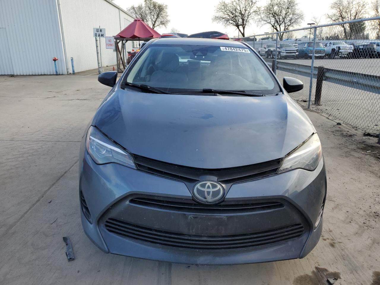 2017 Toyota Corolla VIN 2T1BURHE1HC877874 Copart auction photo, rear end damage thumbnail 5