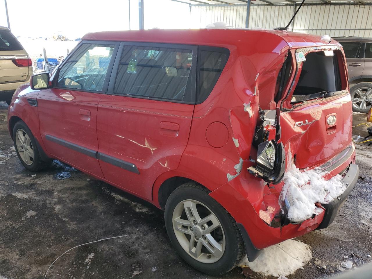 2010 KIA Soul VIN KNDJT2A21A7123371 Copart auction photo, rear end damage thumbnail 2