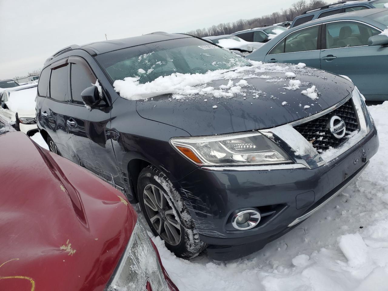 2014 Nissan Pathfinder VIN 5N1AR2MN1EC603648 Copart auction photo, side damage thumbnail 4
