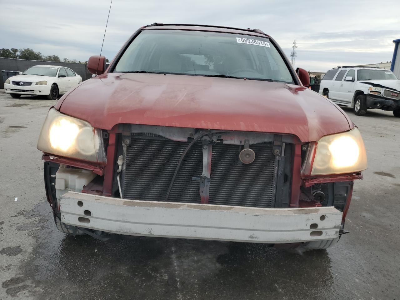 2003 Toyota Highlander VIN JTEGF21A430109237 Copart auction photo, front end / rear end damage thumbnail 5