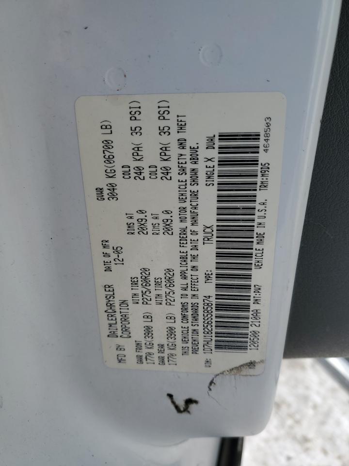 2006 Dodge RAM VIN 1D7HU18256S585874 Copart auction photo, front end damage thumbnail 12