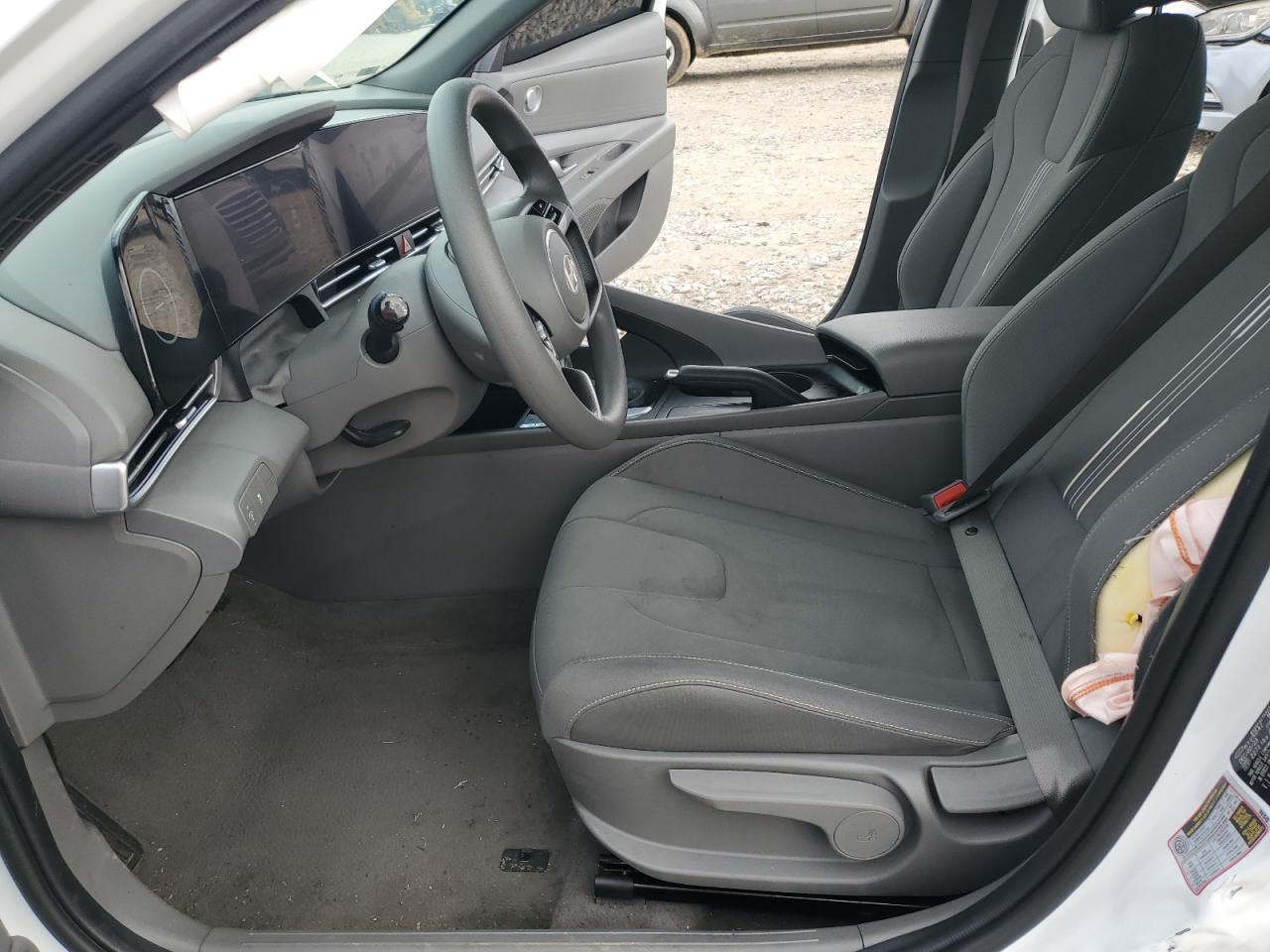 2024 Hyundai Elantra VIN KMHLM4DG7RU706934 Copart auction photo, side damage thumbnail 7