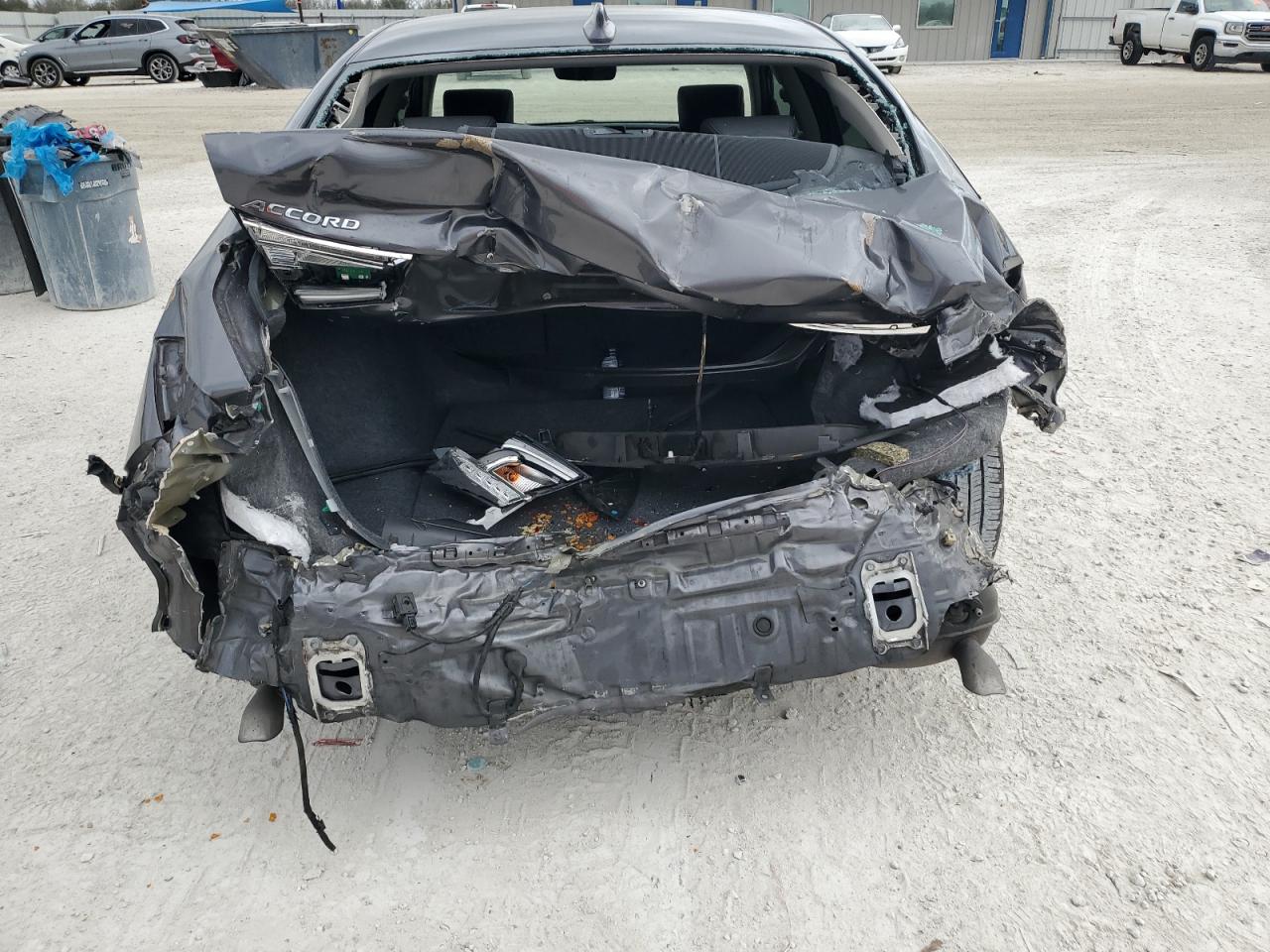 2020 Honda Accord VIN 1HGCV1F54LA011168 Copart auction photo, rear end damage thumbnail 6