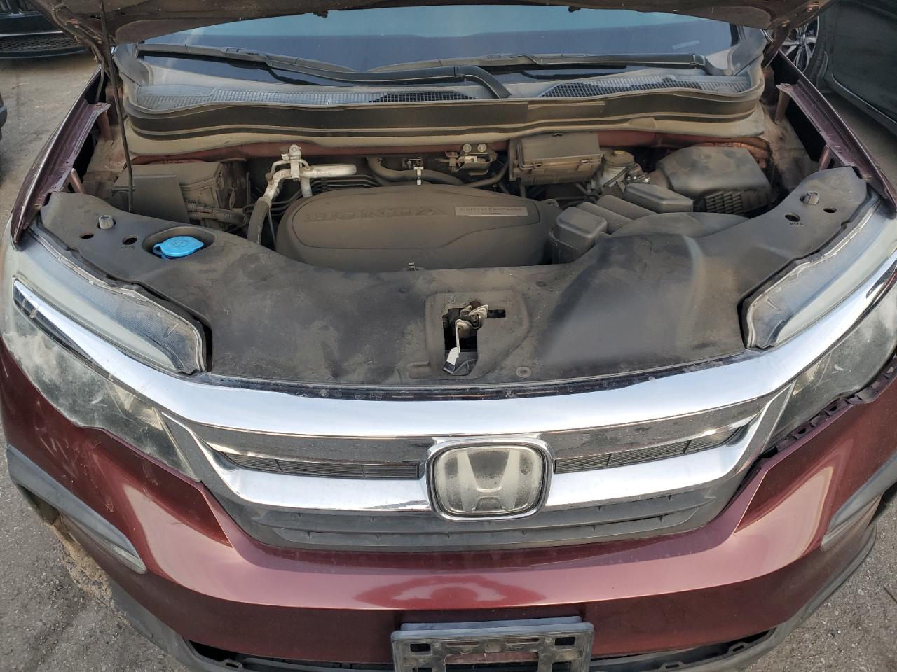 2019 Honda Pilot VIN 5FNYF5H59KB000176 Copart auction photo, all over damage thumbnail 12