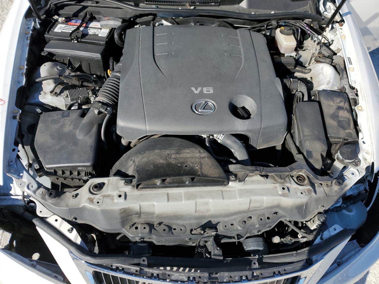 2012 Lexus IS VIN JTHBF5C27C5176907 Copart auction photo, front end / side damage thumbnail 11