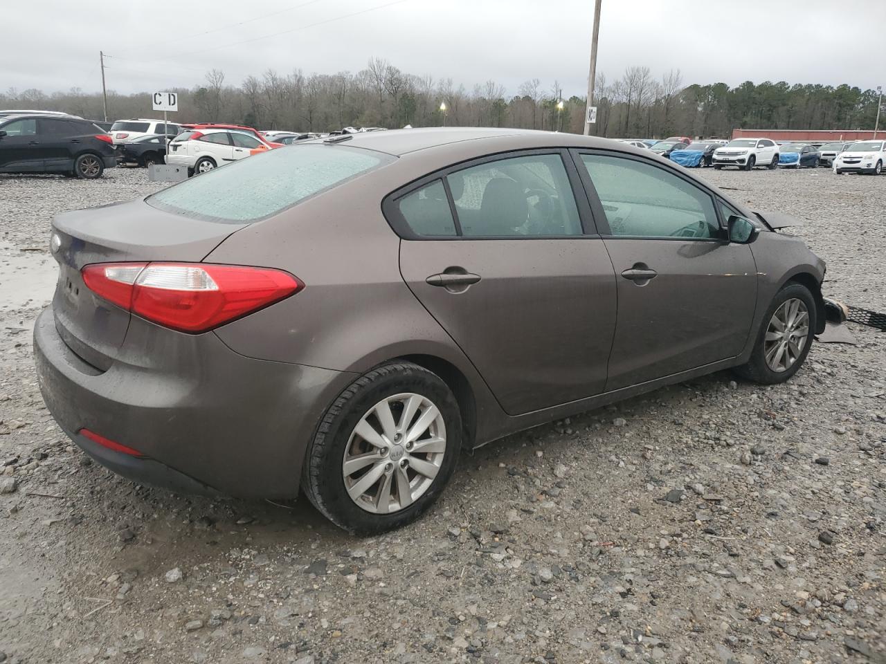 2014 KIA Forte VIN KNAFX4A66E5179684 Copart auction photo, front end damage thumbnail 3