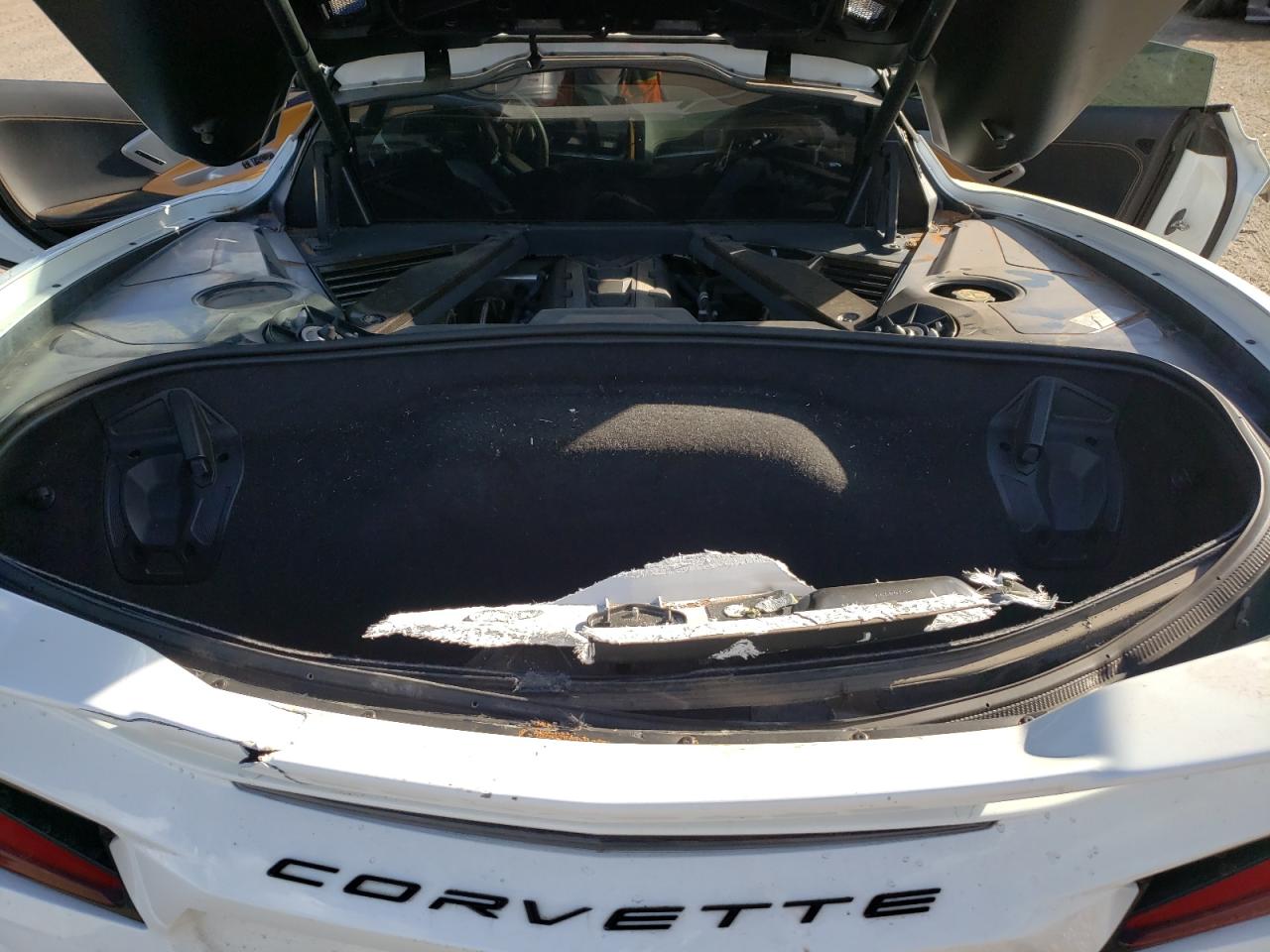 2020 Chevrolet Corvette VIN 1G1Y72D47L5109191 Copart auction photo, side / front end damage thumbnail 11