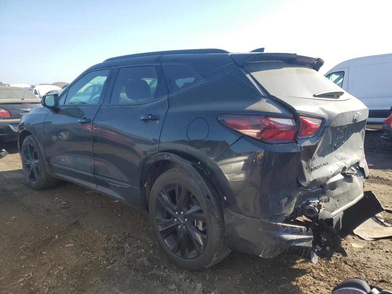 2019 Chevrolet Blazer VIN 3GNKBJRS5KS653732 Copart auction photo, rear end / minor dent/scratches damage thumbnail 2