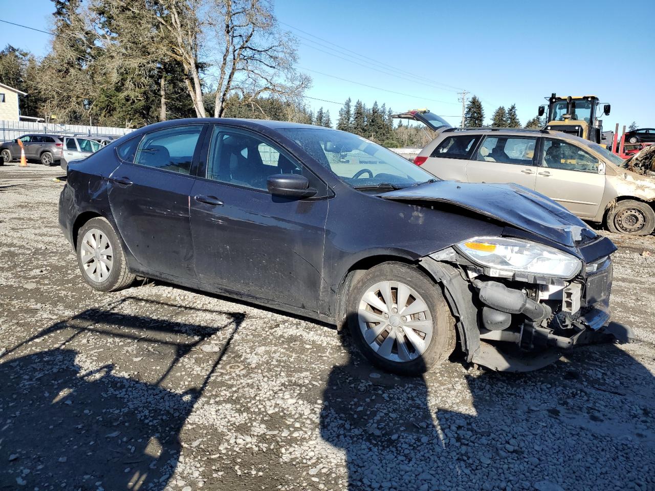 2014 Dodge Dart VIN 1C3CDFDH8ED668752 Copart auction photo, front end damage thumbnail 4